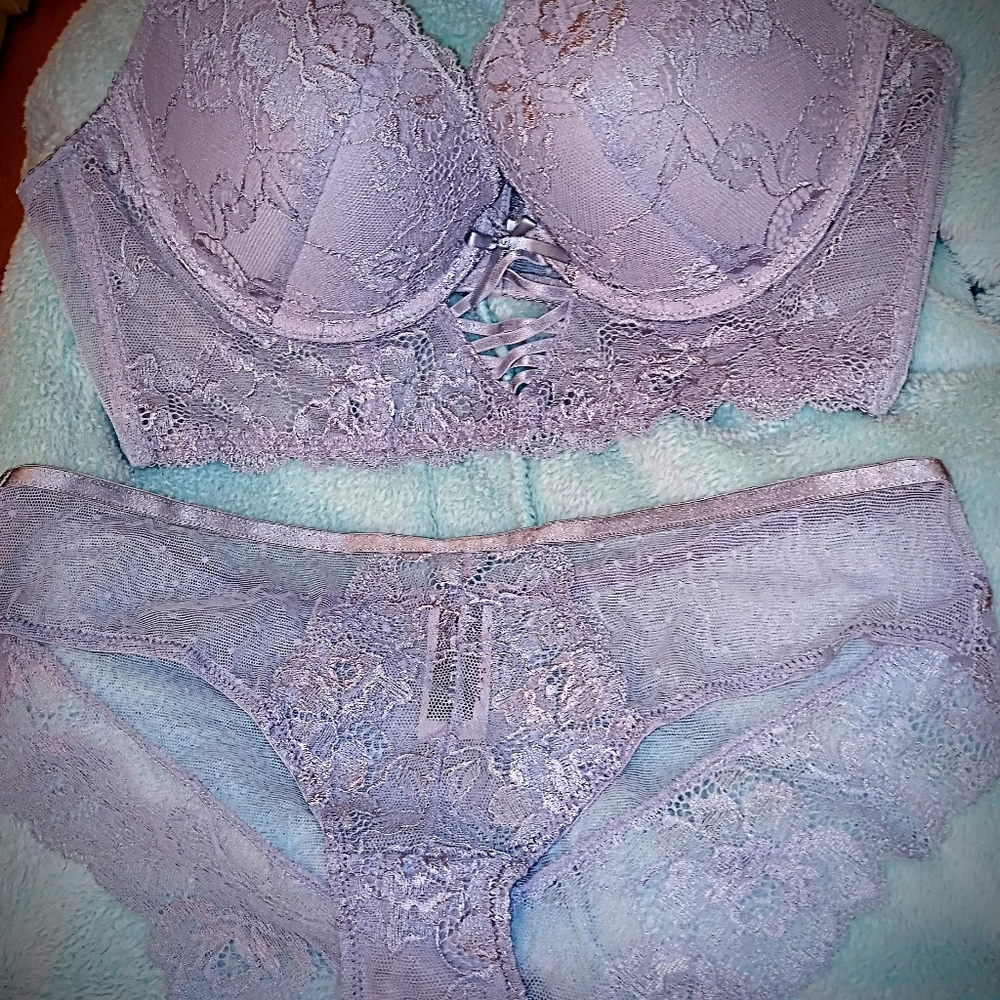 SHEIN bralette and panty set